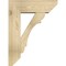 Ekena Millwork Olympic Slat Rough Sawn Bracket w/ Offset Brace, Douglas Fir, 8"W x 24"D x 32"H BKT0806X24X32OLY06RDF - alternate 4